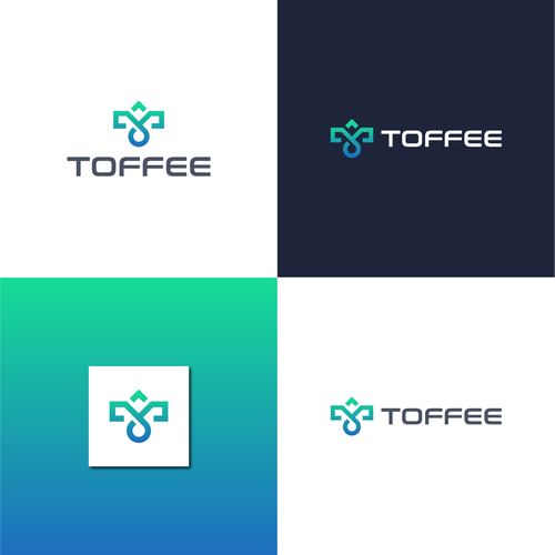 Design di modern fintech logo di wonki ™