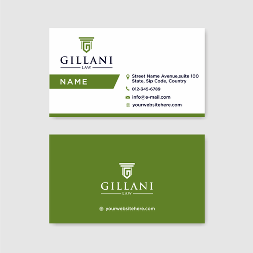 Gillani Law Firm Design by Rose85