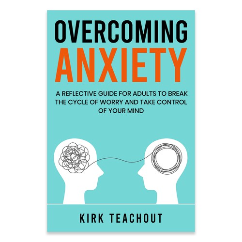 Design A Brand Building Book Cover For Overcoming Anxiety Design by Unboxing Studio