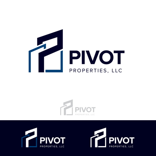 Pivot Properties Logo Design by CRG_DZN