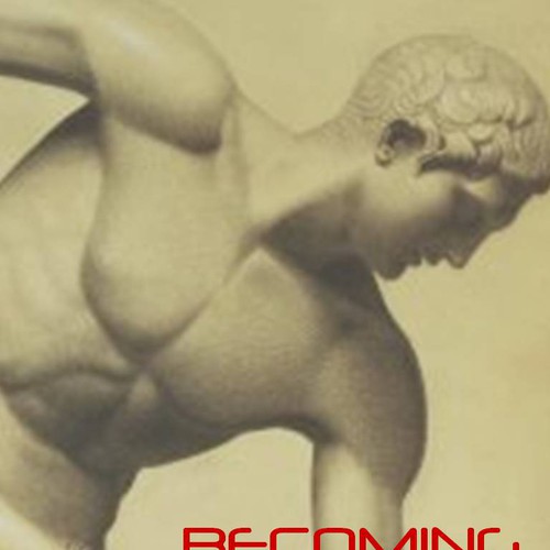 "Becoming Superhuman" Book Cover Diseño de Gerry Hemming