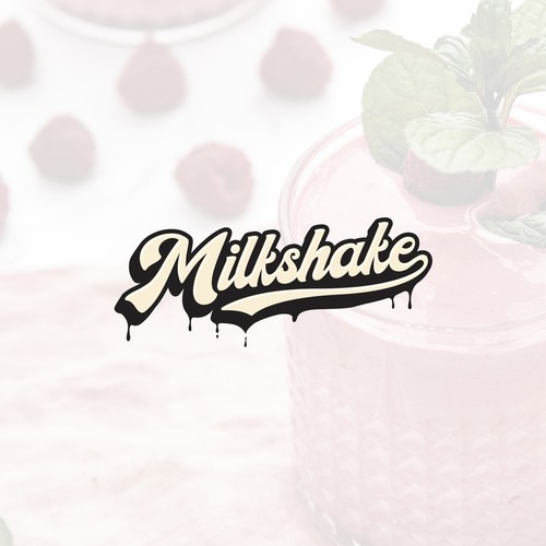 "Design cool high end logo for Milkshake" winning Brochure