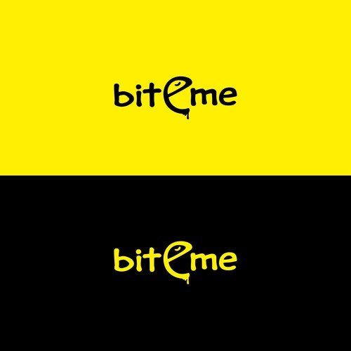 BITE ME LOGO DESIGN FOR AN ONLINE ORDERING FOOD APP Design by Irene__K