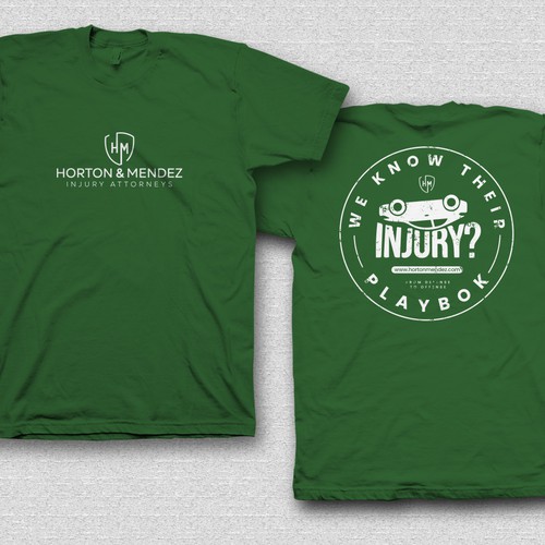Personal Injury Lawyer T-Shirts Design by saka.aleksandar