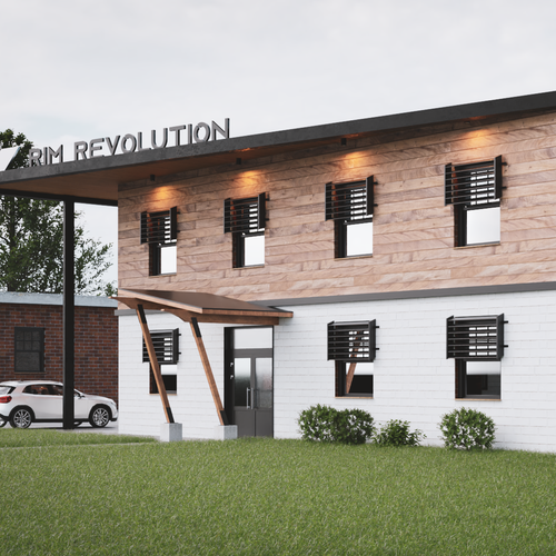 Modern Industrial / Flex Building Facelift Design by Artifictial