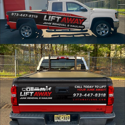 Cool Truck Wrap for Junk Removal Business Design by dnite