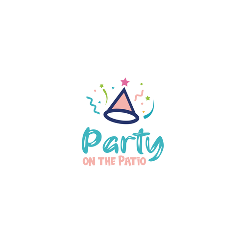 Party on the Patio Logo Design by Bee Creativo