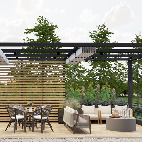 Ideation: Roof Top Terrace Design by Muzaena