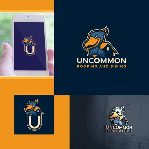 Uncommon Roofing (fast growing roofing startup!!!) Design by NITIPIA Std.