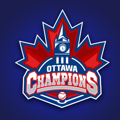 Diseño de Ottawa Champions Baseball Club Logo de Hugor1