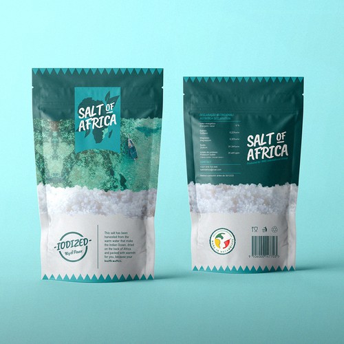 We need a creative designer, who can give us a premium and economi salt package yet not boring Design by Vida Estudio