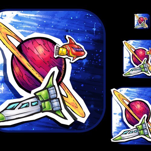iOS Space Game Needs Logo and Icon Design von Melvin de Voor