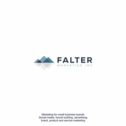 Falter Marketing Logo Design by LEXItheDolphin