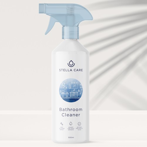 Product Label for a Cleaning Spray Design by bcra