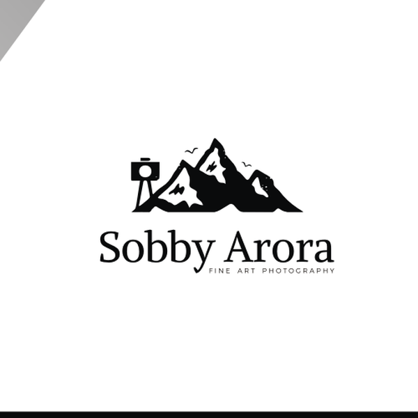 Design by locked titled "Create a travel & landscape photography logo for Sobby Arora Photography"