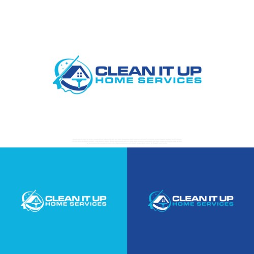 Bold eye catching logo for cleaning business-ontwerp door MagsArt