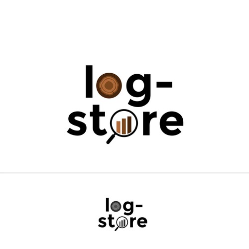 Simple log-store logo Design by yudilima