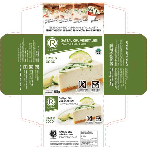 Packaging Re Design For Raw Vegan Organic Cake Product Line 8 Flavors Product Packaging Contest 99designs