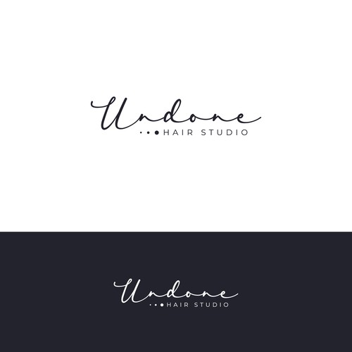 Luxury Hair Salon Logo and business card design Diseño de ekhodgm