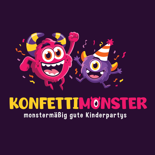 we need a fun logo for a kids party company Design by Rock N Draw