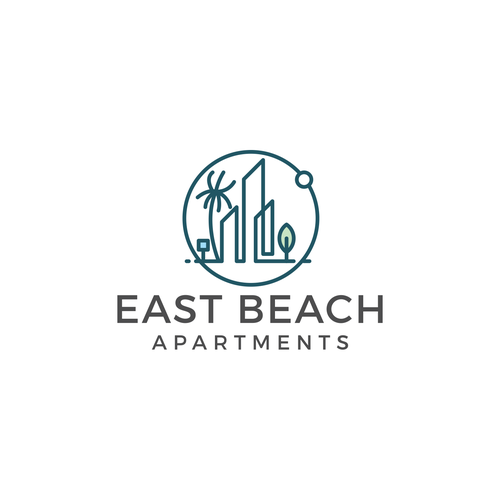 RETRO / Mid-Century - BEACHY APARTMENT LOGO - WE ALWAYS PICK A WINNER! Design by stech look