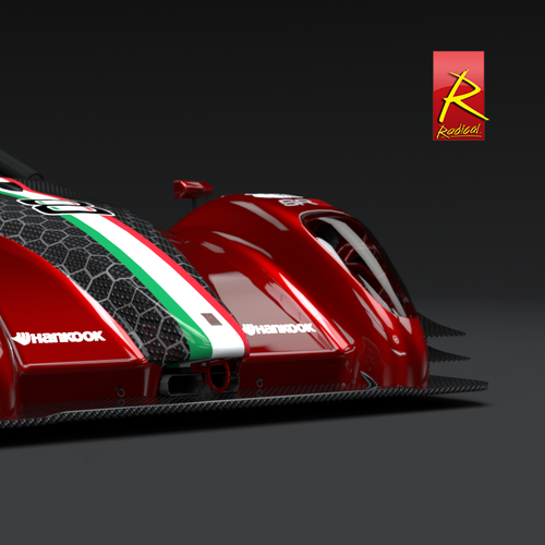 Race Car Livery for Radical SR3 RSX Diseño de My Idea Studio