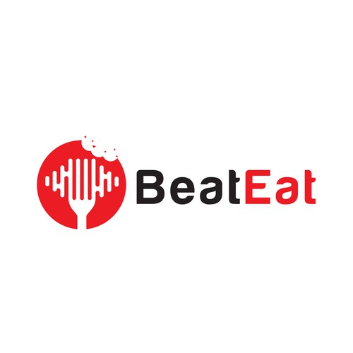 Créez un logo moderne et tendance pour Beat Eat !! Design by Fortuna Design