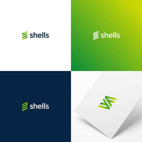 Logo design for UNIX Shell company. Design by Jack Begosian