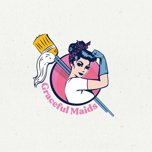 cleaning logo design