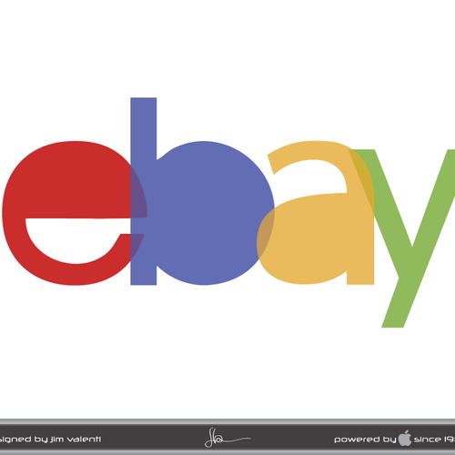 99designs community challenge: re-design eBay's lame new logo! Diseño de jimvalenti