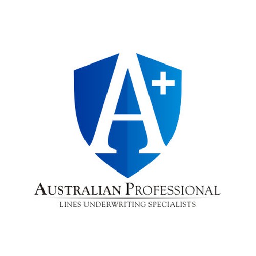 logo for APlus (Australian Professional Lines Underwriting SpecialistsP Design by ratika13