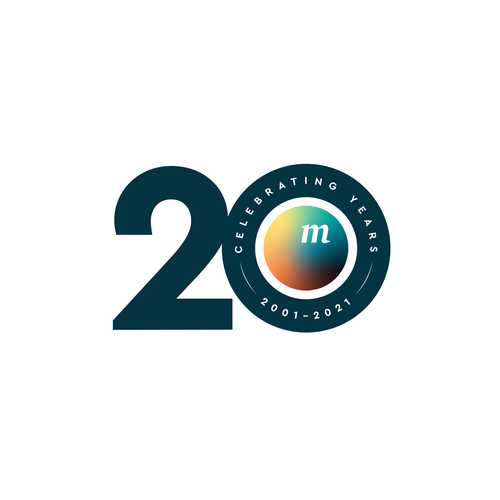 Design a 20 year company logo to celebrate this milestone. Design by Argim