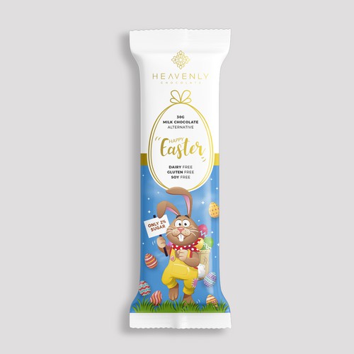 Design an easter inspired packaging for Pure Heavenly Chocolate Design by EffieK