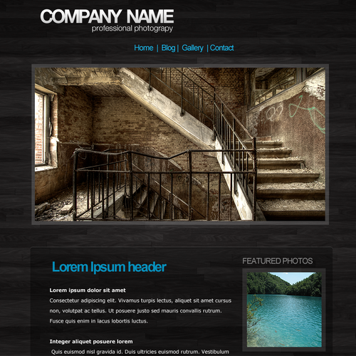 1-3 Page Website Template Design von harrytg