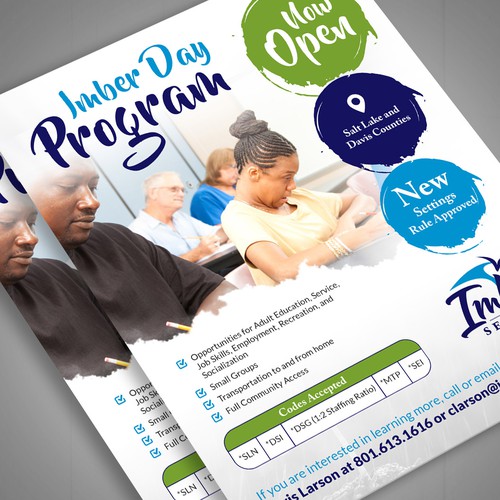 Autism Program Flyer Design by Alphabet ♥