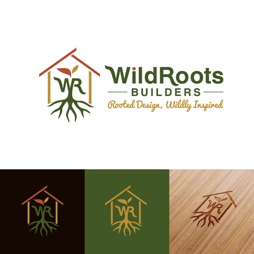 Design di Logo for Wild Roots Builders – Eco-Friendly, Whimsical Outdoor Spaces di SiCoret