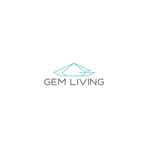 Geometrical, minimalist, modern brand design for Gem Living Design by ArtC4