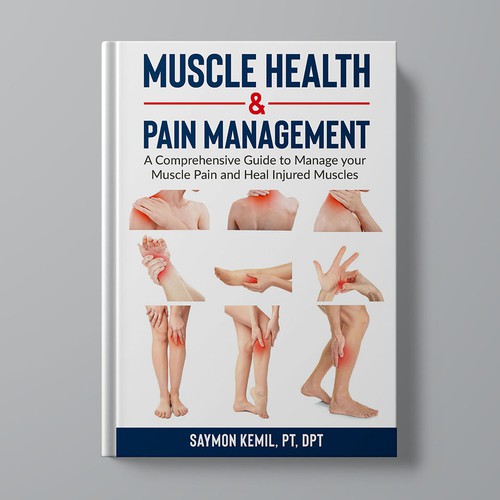 Book cover with a drawing images of the human anatomy combining muscles and bone structure. Design by Xnine