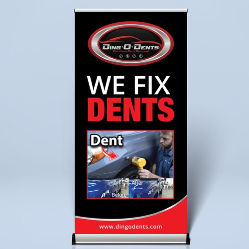 We Fix Dents banner Design by GrApHiC cReAtIoN™