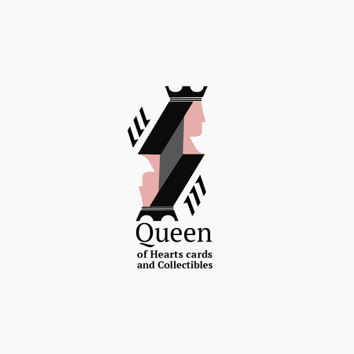 99d: Queen of Hearts collectibles logo Design by girlonawire