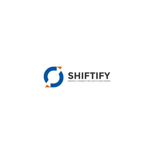 Minimalist and modern logo design for modern work shift management application Design by ian21