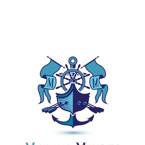 ⛵ Logo for Marina Minder ⚓ Design by Mihai Basoiu