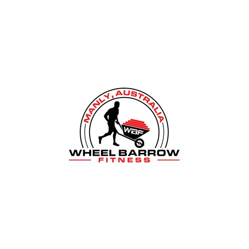 WBF 'Wheel Barrow Fitness' - Male Fitness Group in Manly Australia Design by Rekker