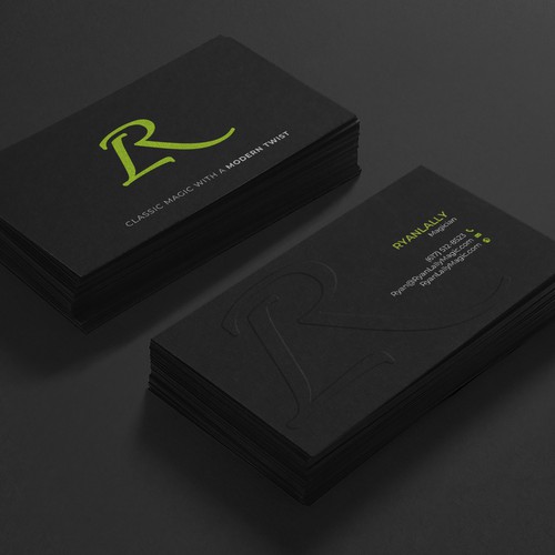 Design a magician's business card Design by chandrayaan.creative