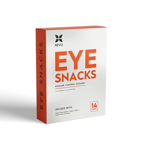 Eye snacks product box packaging design