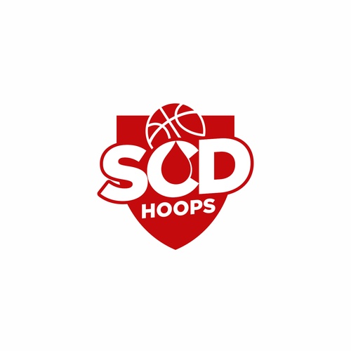 Basketball Logo for Team 'SCD Hoops' - Your Winning Logo Featured on Major Sports Network Design by ammarsgd