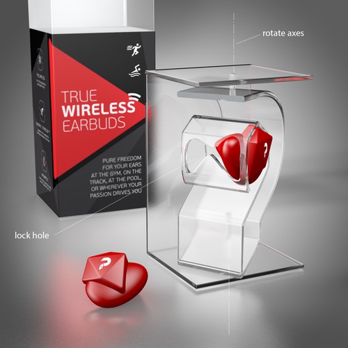 Phazon (wireless earbuds) needs an outstanding packaging Design by cabinet