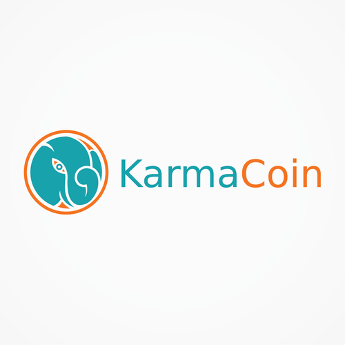 Bitcoin-like logo design. Design the next Dogecoin! "Karmacoin" Design by Duha™