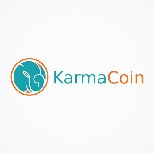 Bitcoin-like logo design. Design the next Dogecoin! "Karmacoin" Design by DuhaCreative