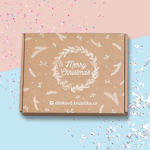 To all christmas lovers: We need a brand new design for our gift box cover! Design by alexandra_designer